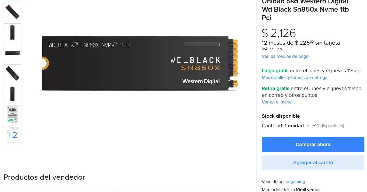 WD Black SN850X