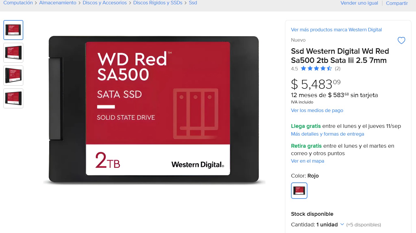 WD Red SA500